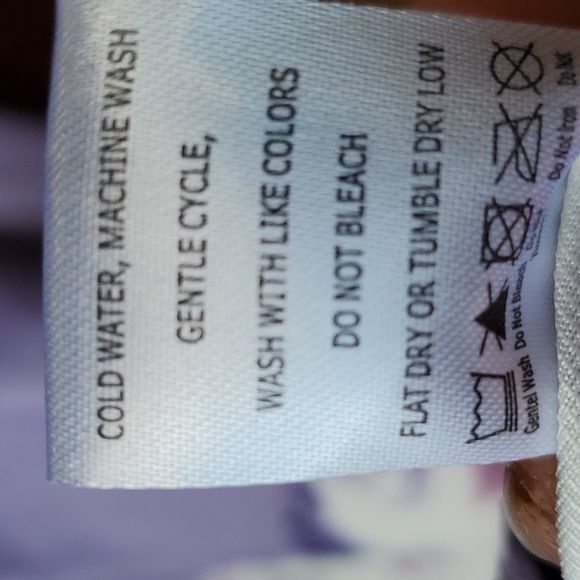 Lily by Firmiana oversized lavender and floral tunic XL - Picture 6 of 10